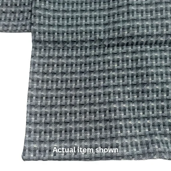 ✨ Kevin Textile Outdoor Waterproof Pillow Covers, Teal Checkered 20x20, Set of 2 - Picture 7 of 10